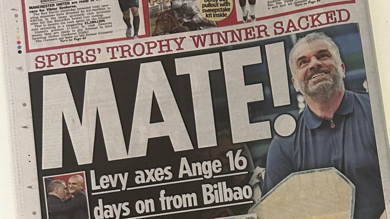 ‘Mate!’: Postecoglou’s ‘brutal’ sacking makes world headlines