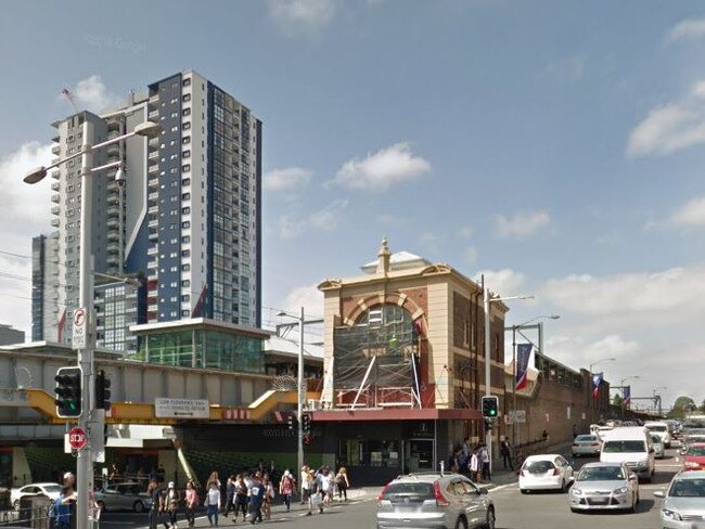 Police first interacted with Mr G on Railway Pde, Burwood (pictured) where they arrested him. Picture: Google Maps