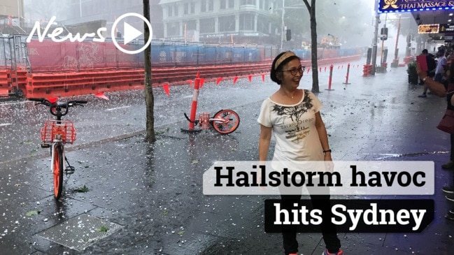 Sydney gets smashed with destructive hailstorm