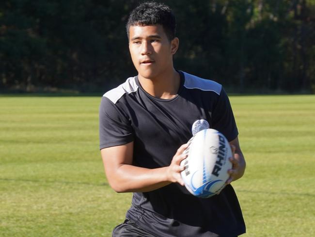 The Central Coast Sports College's boys' rugby league at training. Picture: CCSC