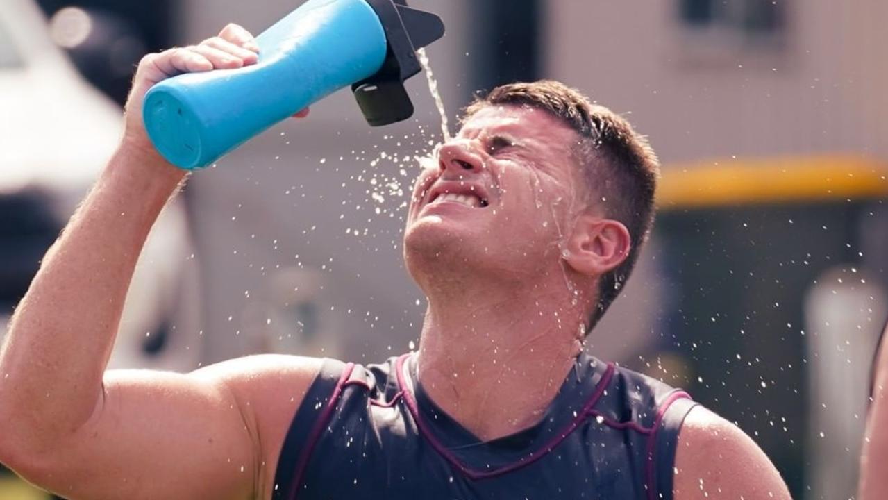 The Lions were made to sweat it out at training this week.