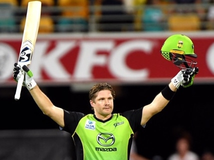 Australian Cricketers’ Association president and Sydney Thunder great Shane Watson is a supporter of the radical plan. Picture: Getty Images