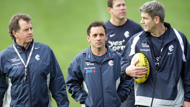 Crosisca (right) said he would take amphetamines on match day when he was an assistant coach.