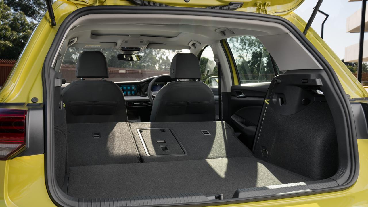 Boot space in the VW Golf is about 370 litres with the ability to fold the seats 60-40.