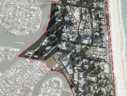 Future Gold Coast – Surfers Paradise planning area.