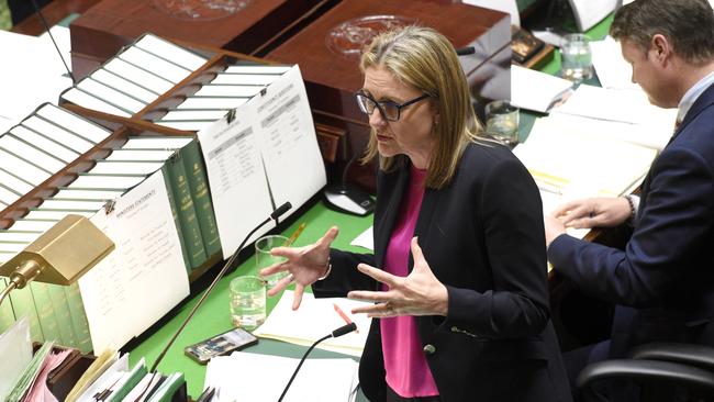 Victorian Premier Jacinta Allan stood by the evidence she provided to a post-budget parliamentary committee in June. Picture: NCA NewsWire / Andrew Henshaw