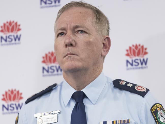 NSW Police Commissioner Mick Fuller. Picture: Brook Mitchell/Getty Images