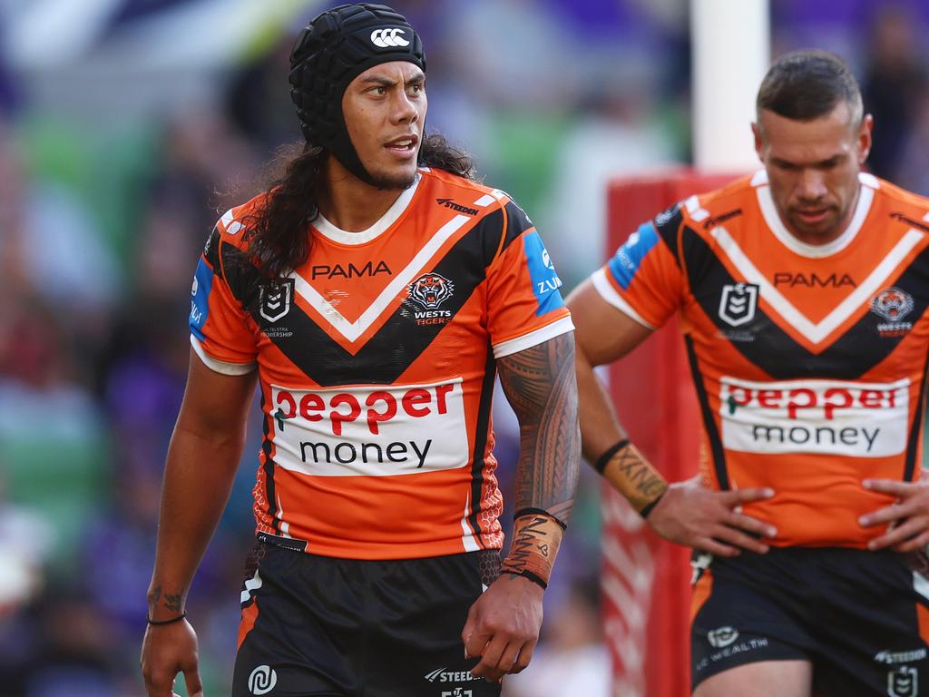 A disappointed Jarome Luai. Picture: Mike Owen/Getty Images