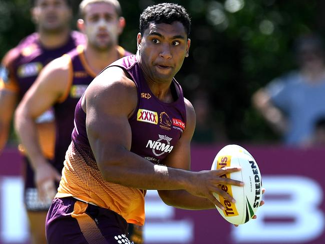 Tevita Pangai Junior has been cut by Guy Feeney. Picture: Bradley Kanaris/Getty Images