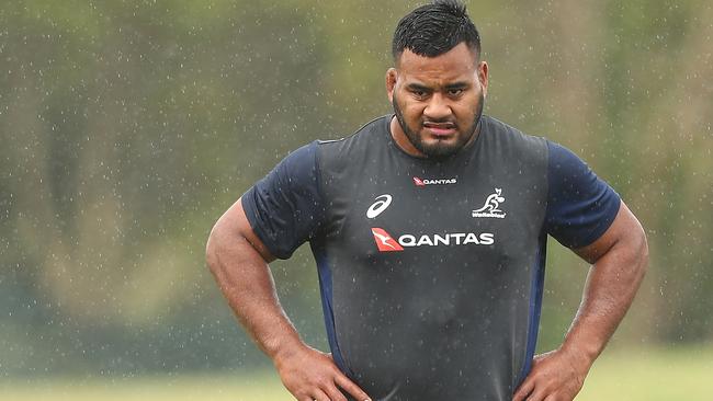 The Wallabies will be hoping Taniela Tupou will be fit to play. Picture: Getty.