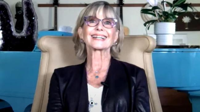 Olivia Newton-John on Extra October 2021. Picture: YouTube.