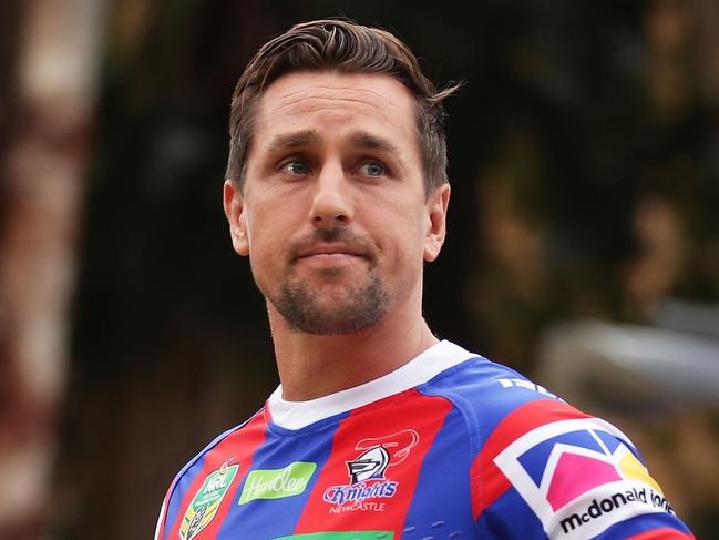 SYDNEY, AUSTRALIA - MARCH 01:  Mitchell Pearce of the Knights looks on during the 2018 NRL season launch at First Fleet Park on March 1, 2018 in Sydney, Australia.  (Photo by Matt King/Getty Images)