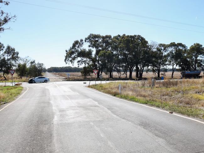 The intersection Joannidis ploughed through resulting in the deaths of five people. Picture: Ian Currie