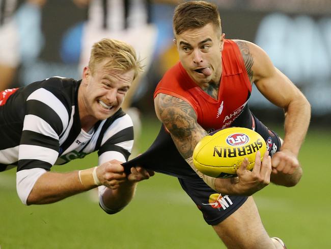 Ben Kennedy in action during his days with Melbourne. Picture: Michael Klein