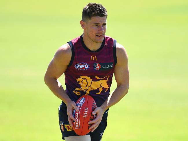 Dayne Zorko’s move to half-back has been a big success. Picture: Albert Perez/Getty Images