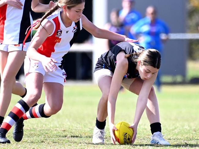 Action from Saturday's McDonaldâ€™s South East Queensland Youth Grand Finals played at Yeronga AFC. 2 September 2023. Picture, John Gass