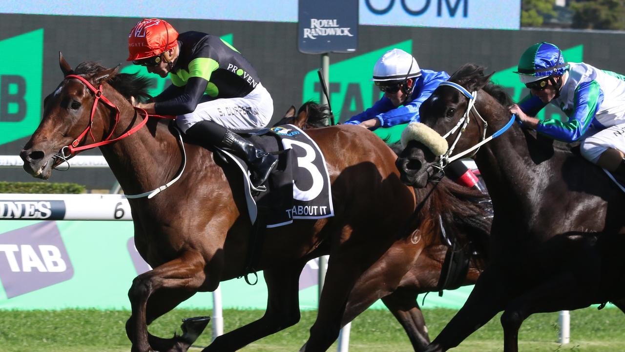 Think About It wins The Everest at Randwick. Picture: Grant Guy