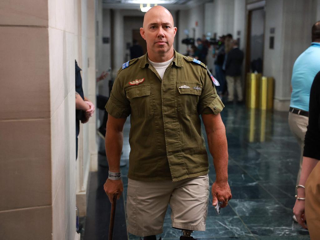 US Rep. Brian Mast, pictured in the Israeli Defense Force uniform. Picture: Getty Images North America / Getty Images via AFP