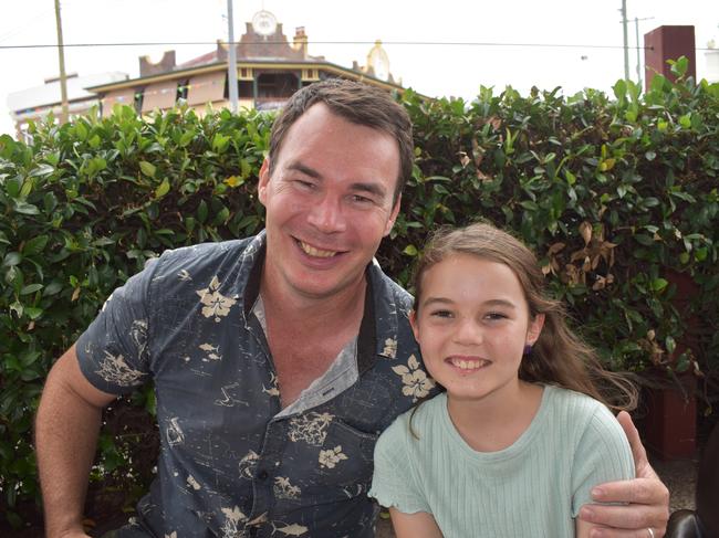 Simon and daughter Malia from Brisbane made the trek down to Stanthorpe