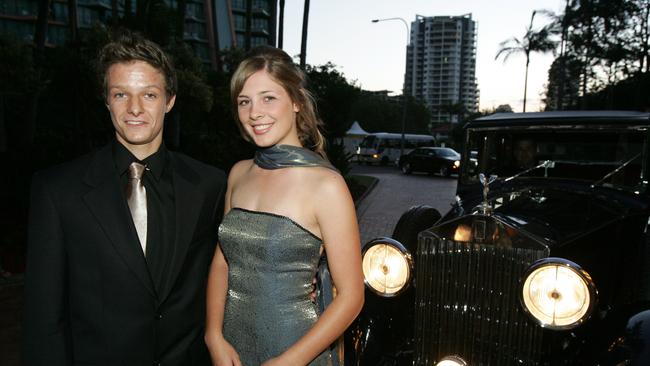 Emmanuel College formal at the Gold Coast International hotel. Jason Gray and Anna Cory (l to r).