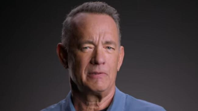 Tom Hanks has appeared in a video marking Joe Biden’s first year in the Oval Office.