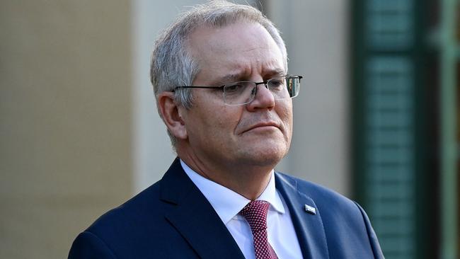 The latest Newspoll represents the worst result for the Coalition this term and would lead to a significant defeat for Scott Morrison’s government if replicated at an election. Picture: Bianca De Marchi