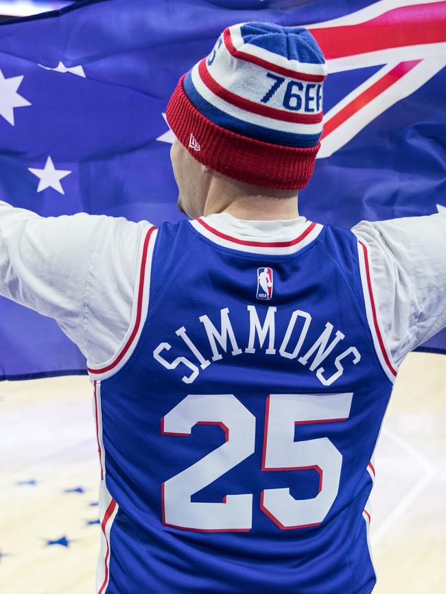 The Aussies are getting into the Ben Simmons spirit in Philadelphia.