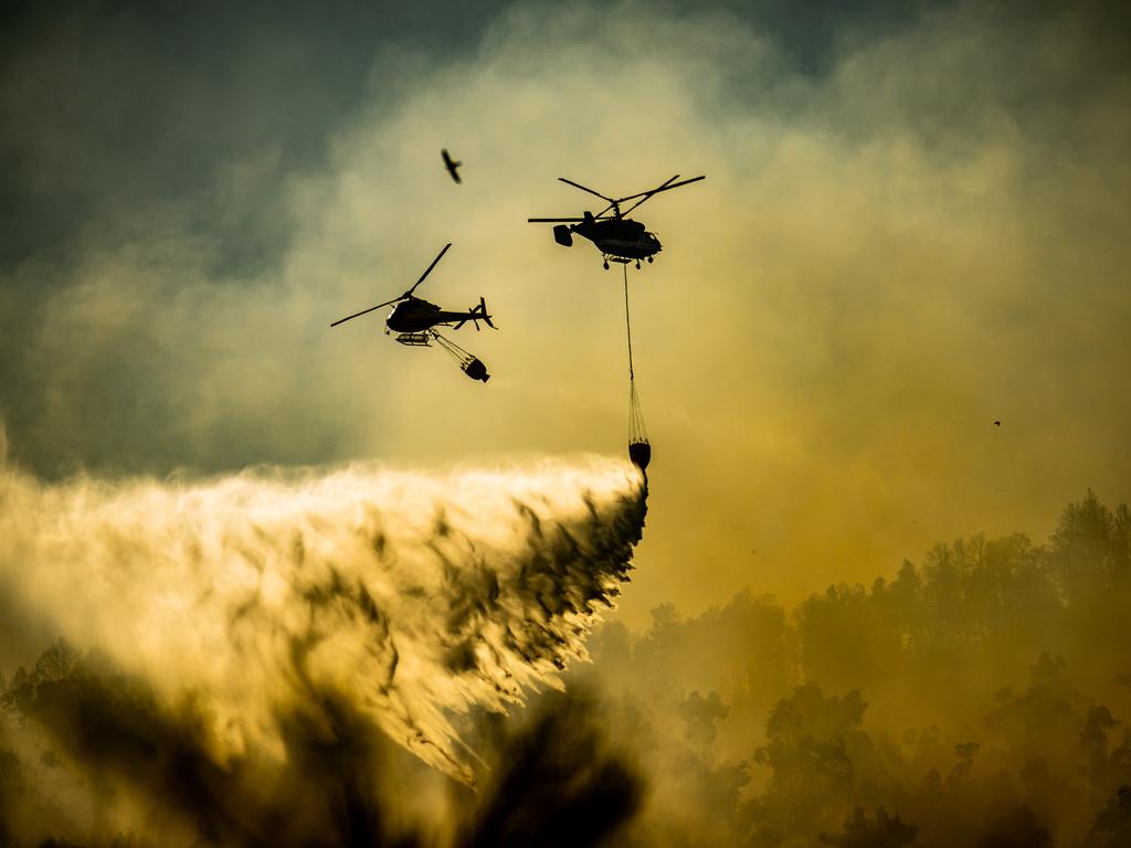Firefighters battle raging blazes in the Spanish town of Santa Ursula. This August, Spain faced its biggest-ever fires. Picture: Luisa Lynch Harris/TNC Photo Contest 2023