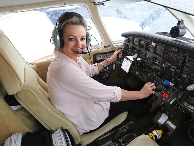 Sussan Ley prepares to pilot herself out of Canberra and back to her home town of Albury.