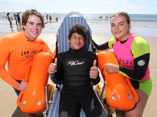 Kids' buoyed by Jan Juc surf fun