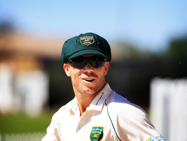 Dave Warner pictured playing for the Randy Petes back in 2013. Picture: Nic Gibson