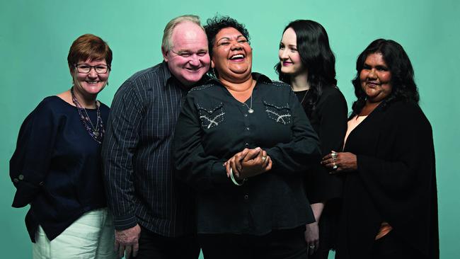 From left: Rosemarie, Bill, June, Isabella and Selina. Picture: Philip Gostelow