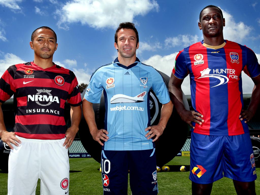 The 2012-13 A-League season, when Shinji Ono, Alessandro Del Piero and Emile Heskey arrived, seems a lifetime ago. But it also came after a crisis-ridden few years. Pic: Gregg Porteous