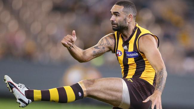 Shaun Burgoyne and the Hawks are looking to bounce back from last week’s loss. Picture: Michael Klein