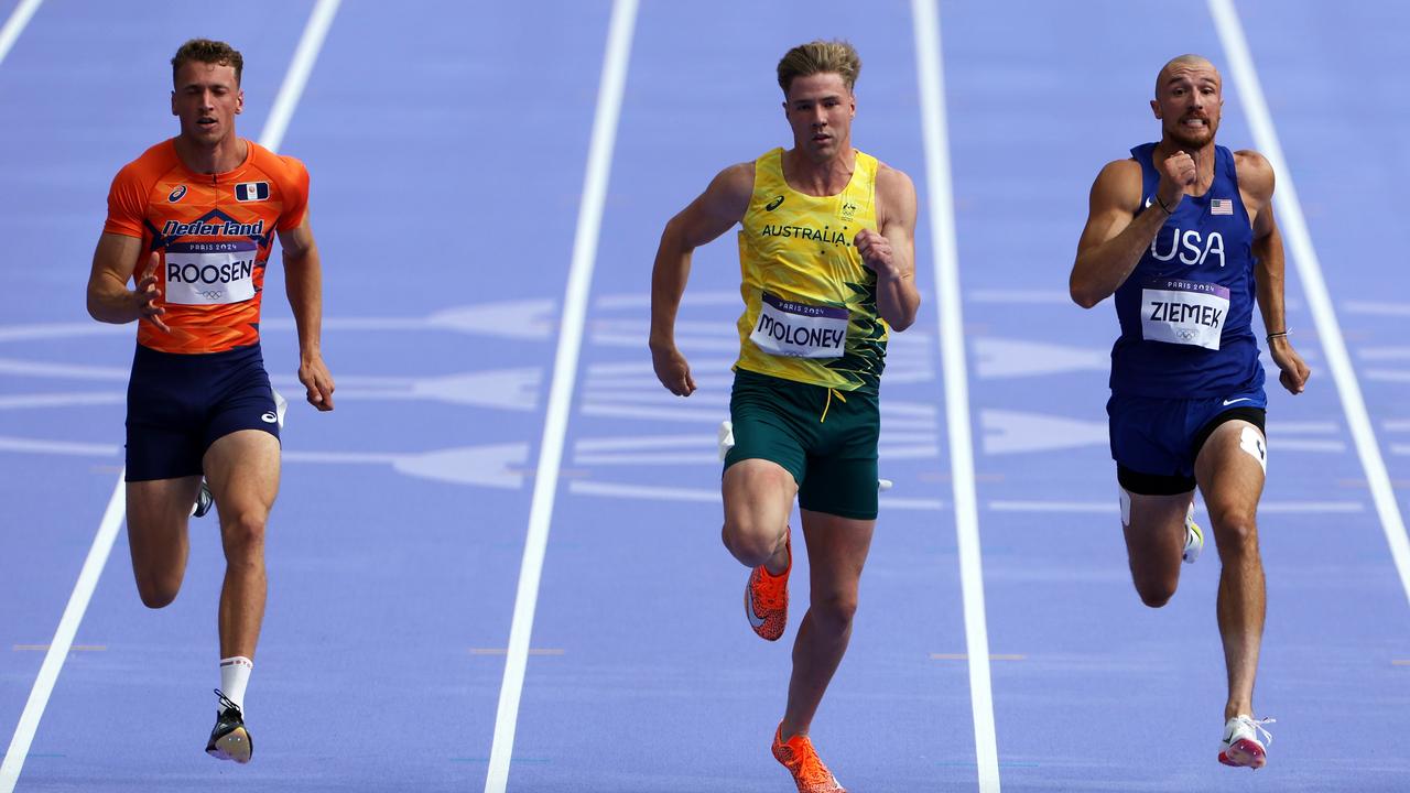 Ashley Moloney on the State de France track. Photo by Steph Chambers/Getty Images.