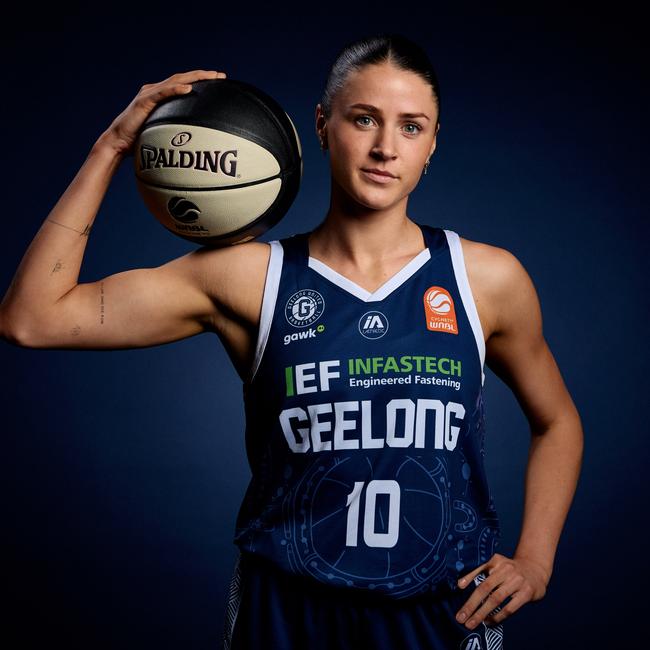 Geelong United's Gemma Potter has joined the franchise from Canberra Capitals. Picture: Peter Foster.