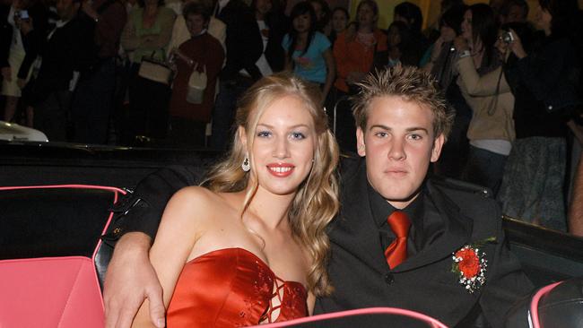 MAY 28, 2005: Reporter: Jasmine Griffiths. Hillcrest Christian College formal at the Crowne Plaza, Surfers Paradise. Stacey McStay 17 years and Dean Brickell 17 years. PicFiona/Harding