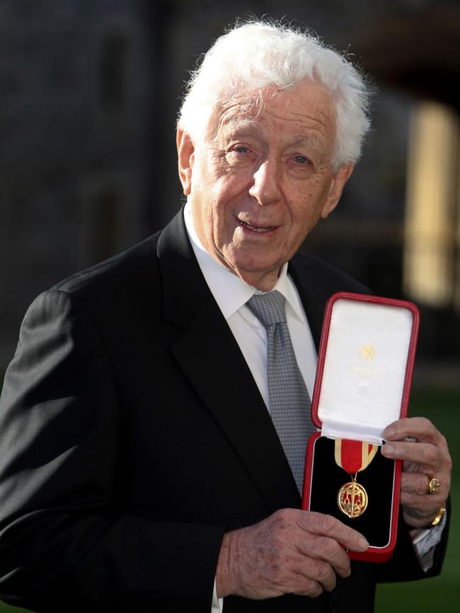 Knighted ... Sir Frank Lowy.