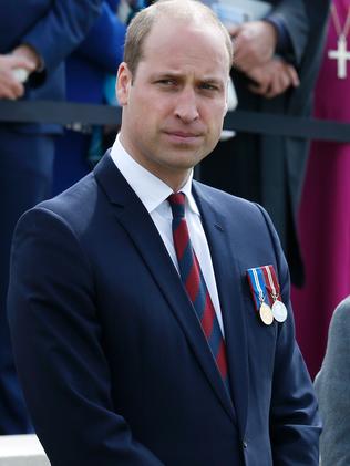 Prince William, Duke of Cambridge, along with the Duchess of Cambridge and Prince Harry have taken on a leadership role in promoting awareness of mental health for young people. Picture: AFP PHOTO / POOL / FRANCOIS LENOIR.