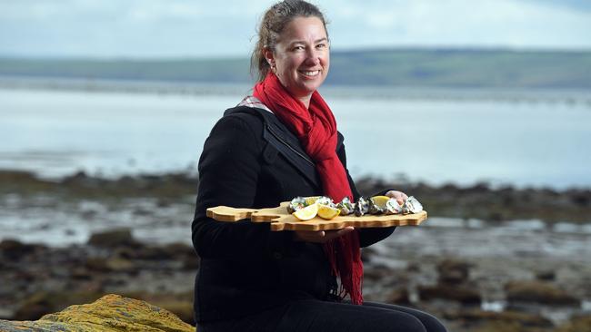 Amanda Rowe from American River’s The Oyster Farm Shop is concerned about the plans. Picture: Tom Huntley