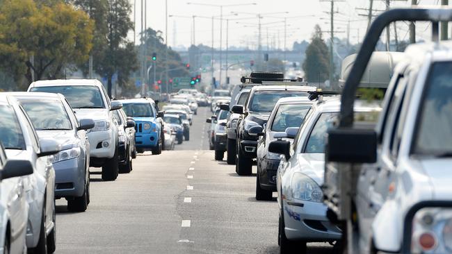 Cooper St, Epping, is often heavily congested. Picture: Josie Hayden