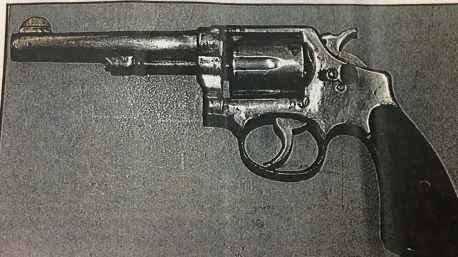 The pistol used in the Parramatta shooting.