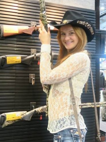 Maria Butina at an NRA event. Picture; Facebook.