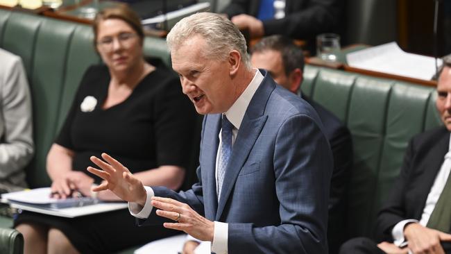 Tony Burke during Question Time at Parliament House in Canberra. Picture: NCA NewsWire / Martin Ollman