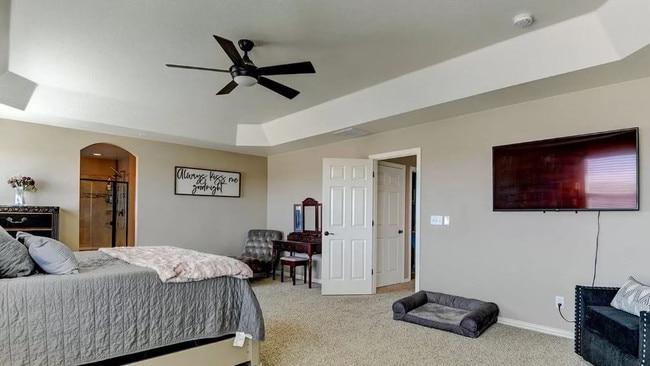 The same room where Chris strangled his pregnant wife before killing his two daughters. Picture: Zillow