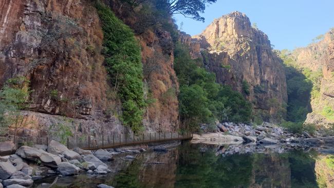 The Twin Falls gorge boardwalk is expected be completed in 2026.