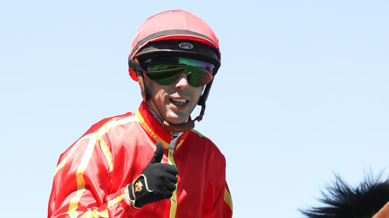 Brenton Avdulla rides the Chris Waller-trained Outside on Wednesday. Picture: Getty Images