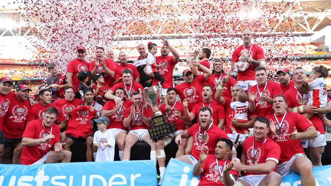 The Bulldogs face the Redcliffe Dolphins in the NRL State Championships grand final. Picture: Peter Wallis