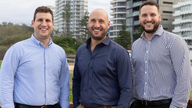 The Nikiforides brothers, James, William and John, now head the family’s Gold Coast business Niecon Developments.