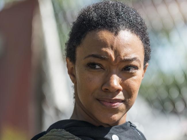 Sonequa Martin-Green as Sasha WilliamsÂ - The Walking Dead _ Season 7, Episode 13 - Photo Credit: Gene Page/AMC